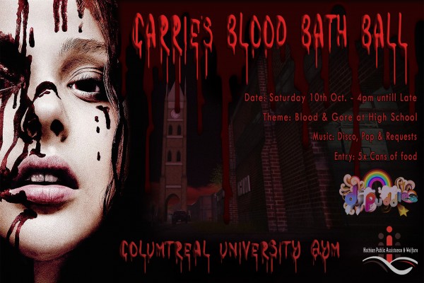 Carrie's Blood Bath Ball poster
